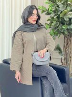 مانتو برش دار بغل چاک کد 6685 - تصویر 5