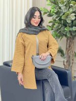 مانتو برش دار بغل چاک کد 6685 - تصویر 17