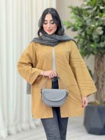 مانتو برش دار بغل چاک کد 6685
