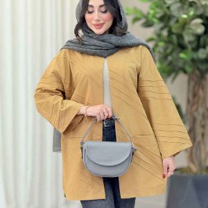 مانتو برش دار بغل چاک کد 6685