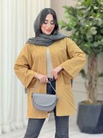 مانتو برش دار بغل چاک کد 6685 - تصویر 4