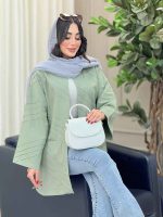 مانتو برش دار بغل چاک کد 6685 - تصویر 13