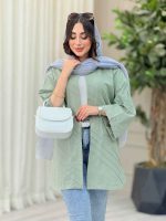 مانتو برش دار بغل چاک کد 6685 - تصویر 11