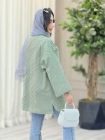 مانتو برش دار بغل چاک کد 6685 - تصویر 18