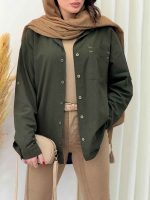 شومیز تک جیب کورالین کد 6702 - تصویر 26