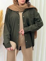 شومیز تک جیب کورالین کد 6702 - تصویر 4
