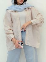 شومیز پایین هلال دلسا کد 6701 - تصویر 20