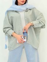 شومیز پایین هلال دلسا کد 6701 - تصویر 22
