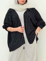 شومیز پایین هلال دلسا کد 6701 - تصویر 21