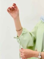 مانتو پانچ چهاردکمه آستین بند کد 6704 - تصویر 13