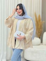 مانتو جلو باز پارمین کد 6660 - تصویر 2