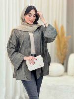 مانتو جلو باز پارمین کد 6660 - تصویر 3