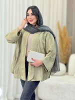 مانتو جلو باز پارمین کد 6660 - تصویر 15