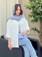 مانتو تک جیب مانلی کد 6653 - تصویر 9