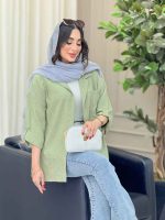 مانتو تک جیب مانلی کد 6653 - تصویر 19