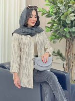 مانتو آستین پاگن ژاله کد 6700 - تصویر 11