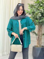 مانتو آستین پاگن ژاله کد 6700 - تصویر 8