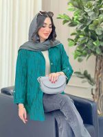 مانتو آستین پاگن ژاله کد 6700 - تصویر 3