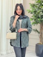 مانتو آستین پاگن ژاله کد 6700 - تصویر 2