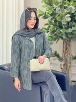 مانتو آستین پاگن ژاله کد 6700 - تصویر 6