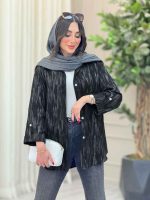 مانتو آستین پاگن ژاله کد 6700 - تصویر 4