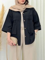 مانتو دو جیب آلیس کد 6675 - تصویر 5