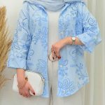 مانتو تک جیب طرح دار آراگل کد 6663