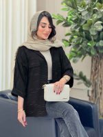 شومیز آستین پاکتی آذر کد 6654 - تصویر 10