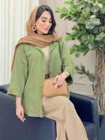 مانتو تک جیب پیله شیرین کد 6680 - تصویر 8