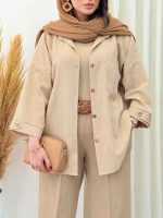 مانتو تک جیب پیله شیرین کد 6680 - تصویر 6