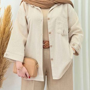 مانتو تک جیب پیله شیرین کد 6680
