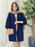 مانتو آستین گت چهار جیب کد 6691 - تصویر 9