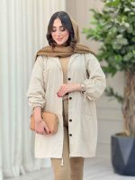 مانتو آستین گت چهار جیب کد 6691 - تصویر 12