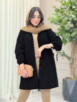 مانتو آستین گت چهار جیب کد 6691 - تصویر 15