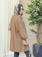 مانتو آستین گت چهار جیب کد 6691 - تصویر 17