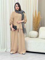 ست مانتو و شلوار آستین بند کد 6717 - تصویر 7