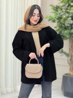 مانتو جیب پیله آستین پاگن بهنوش کد 6676 - تصویر 9