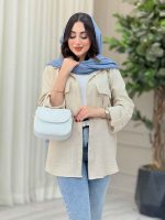 مانتو جیب پیله پاکتی مانیا کد 6665