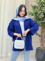 مانتو جیب پیله آستین پاگن بهنوش کد 6676 - تصویر 7