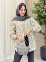 شومیز طرح دار آتنا کد 6728