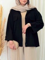 مانتو دو جیب پاکتی ماهرخ کد 6731 - تصویر 12