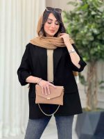مانتو آستین پاگن جیب نما سادنا کد 6795 - تصویر 3