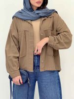 شومیز ریش دار سوگند کد 6694 - تصویر 5