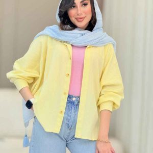 مانتو پانچ برش دار کد 6746