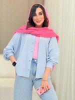 مانتو پانچ برش دار کد 6746 - تصویر 3