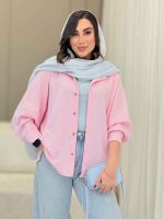 مانتو پانچ برش دار کد 6746 - تصویر 19