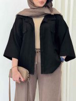 شومیز پیله دار جیب نما کد 6747 - تصویر 15