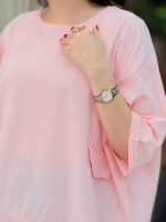 مانتو پانچ برش دار جیب نما کد 6732 - تصویر 10