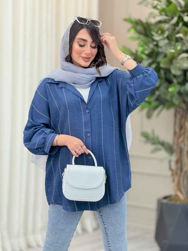 مانتو پانچ شاین کد 6763 مانتو پانچ شاین کد 6763