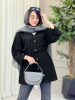 مانتو تک جیب کمرگت شاینا کد 6752 - تصویر 8